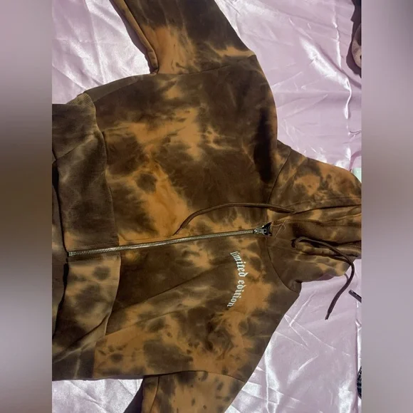 Faded rose tie dye hoodie - Picture 1 of 3